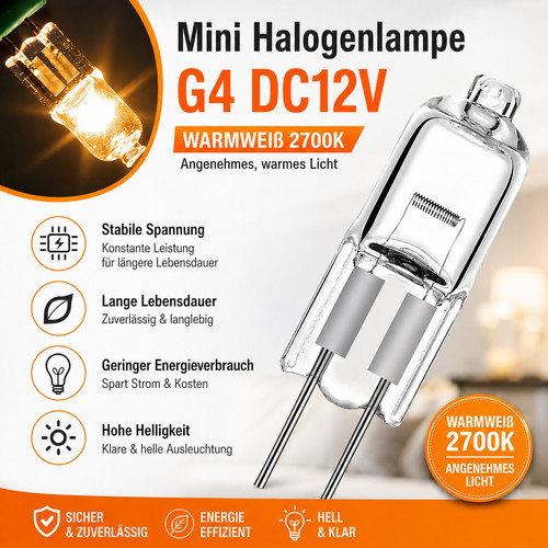 Stück g4 20w halogen - 5/10/20,