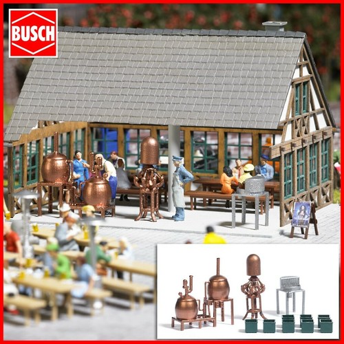 Busch 1177 brauanlage h0 - brauanlage, 1:87