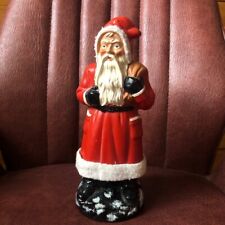 Nikolaus Weihnachtsmannfigur antik, zum Befüllen, Kunststoff, 24 cm