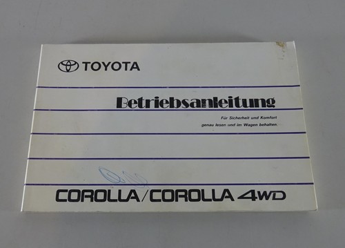 Betriebsanleitung toyota - betriebsanleitung,
