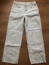 MAVI Jeans Gr.27/27 (36, S) 7/8, Jeans Blau-Weiß gestreift NEU TOLLE SOMMERHOSE