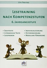 Lesetraining nach Kompetenzstufen 6. Jahrgangsstufe: Buch pb-Verlag