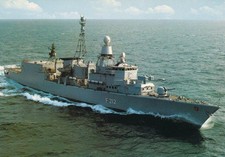 Bundesmarine Deutsche Marine Kriegsschiff Flugkörperfregatte KARLSRUHE F212