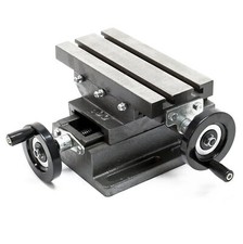 Kreuztisch 220x100mm Koordinatentisch Frästisch Achsen Bohrtisch Fräsständer