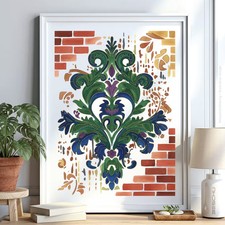 Ornamente Muster v38 Schablone