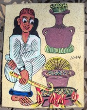 Leder Gemälde Bild aus