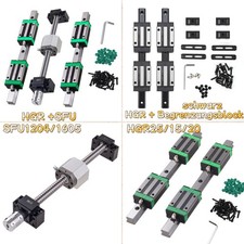 HGR15 HGR20 HGR25 Linearführung Rail SFU1605 SFU1204 Kugelumlaufspindel CNC DIY