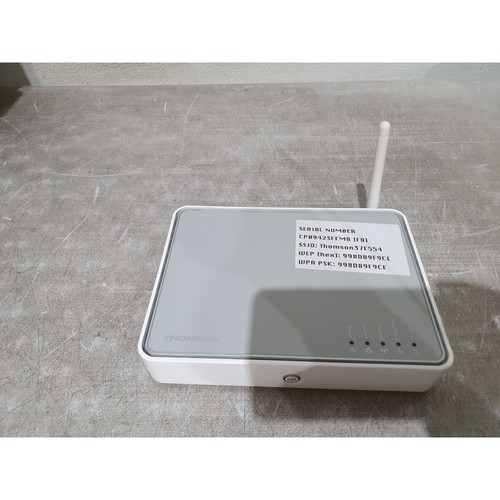 Thomson tg585 modem router - thomson,