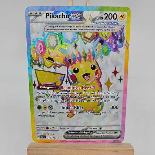 Pokemon karte pikachu ex - karte:,