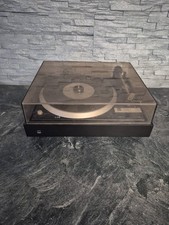 Dual 1234 BELT Drive Plattenspieler mit Nadel und Haube 100% Ok