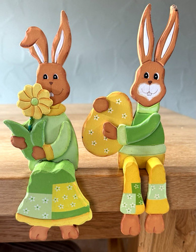 Osterdeko hasen - osterdeko,