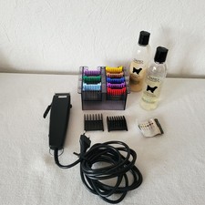 Wahl Moser Rex 1230 Tier Schermaschine + 10 Aufsätze + Pflegeprodukte Hunde Haar