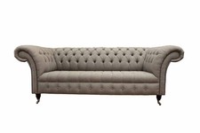 Beige  Chesterfield englisch