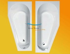 Raumsparbadewanne  Acryl Paula