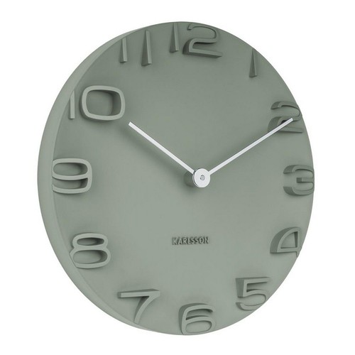 Cagü wanduhr grün grau 42cm - cagü:,
