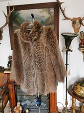 Damen Echtfelljacke 42 Vintage