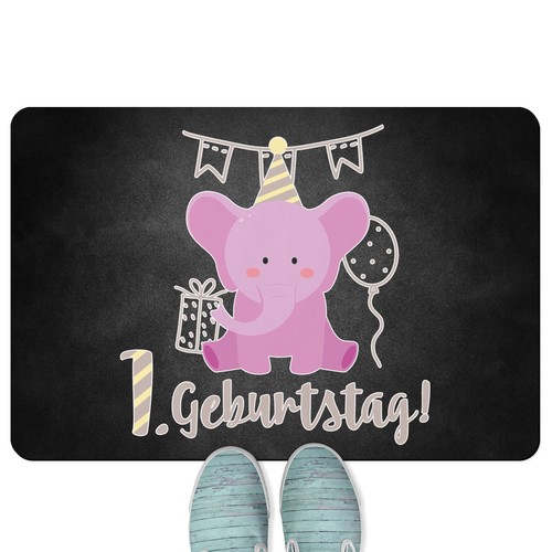 Geburtstag rosa elefant - rosa,