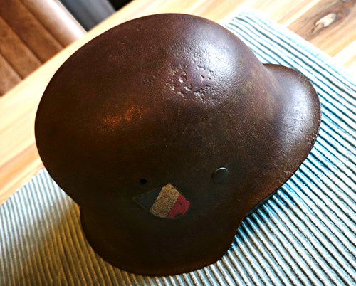 Stahlhelm militärhelm braun - stahlhelm,