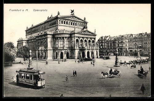 Ansichtskarte frankfurt m - ansichtskarte,