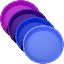 Silikon Kuchenformen Rund Schichtkuchen Backform 20cm: 8 Zoll Backformen Set