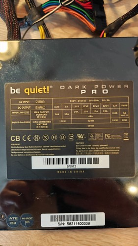 Quiet dark power pro p7 - be,