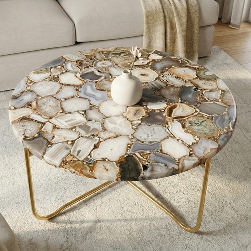 Couchtisch noble 65cm gold - couchtisch,