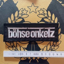 Böhse Onkelz - Logo Patch - Aufnäher Sammlung BO Oi Punk böse Onkels