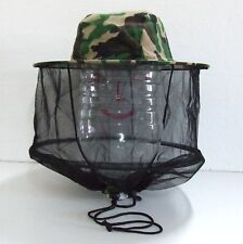 Angelhut mit Moskitonetz Moskitohut Camouflage Imkerhut Insektenschutz Hut 