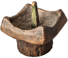 alter Kerzenhalter Bronze