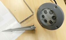 6*1W 220V LED Rasen Licht Garten Leuchte Outdoor Strahler Lampe Warmweiss L-536