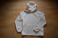 Zara Hoodie Kapuzenpullover Kaputze Pulli Sweatshirt Weiß White Blanc Blanco L