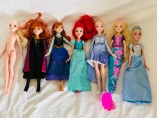 7 x Puppen Die Eiskönigin