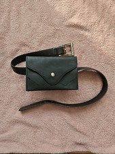 Bauchtasche, Damen, Leder, Schwarz, Paolo Da Ponte