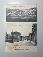 1913 AK Gruß aus Deutschoth Lothringen Hauptstraße / Audun le Tiche Deutsch Oth
