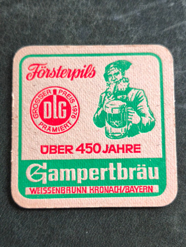 Bierdeckel gampertbräu - bierdeckel,