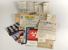 SCHIFF PASSAGIER TICKET S.S.HANSEATIC New York-Cuxhaven HAMBURG-ATLANTIC LINE 58