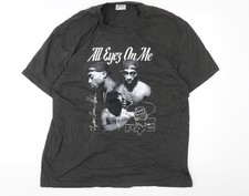 2PAC Herren T-Shirt schwarz