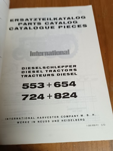Orig ihc ersatzteilliste - orig.,