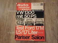 Alte Autozeitschrift - auto