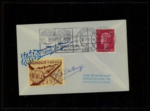 Luxemburg raketenpost 1960 - luxemburg,