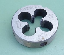 HSS Schneideisen M12x1,25 6g MF Feingewinde Gewindeschneider Gewindeschneideisen