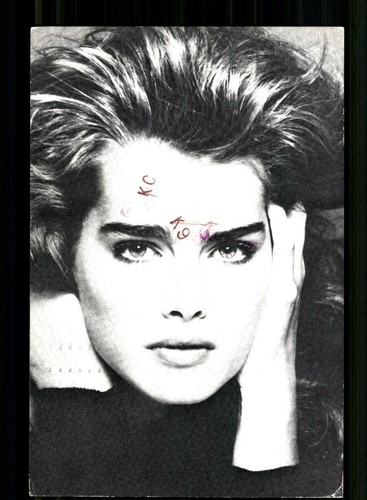 Brooke shields autogrammkarte - brooke,