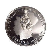 Gedenkmedaille „Deutschland Einig Vaterland“ aus dem Jahr 1990 , Polierte Platte