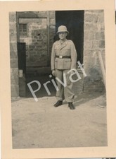 Foto WK II Wehrmacht Soldat Portrait Tropen Uniform Italien 1944 L1.86