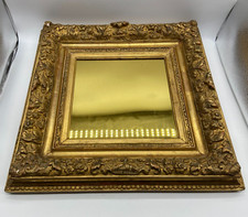 #SE2699# antiker Goldspiegel sehr Massiv Barockspiegel goldfarbig *SEHR SELTEN*