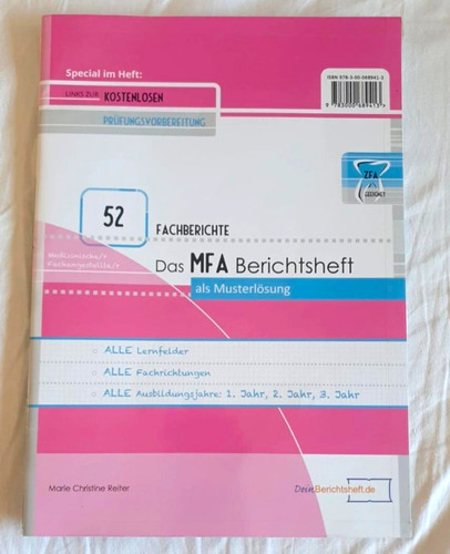 Das mfa berichtsheft als - das,