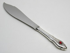 Tortenmesser roter Stein Ostfriesen R & B Robbe Berking ║ 90 versilbert ║ A56