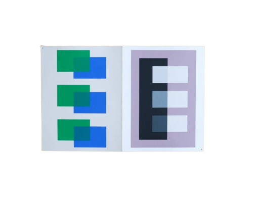 Josef albers keller 2 - "keller, xⅠ-2"