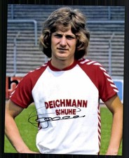 Frank Mill 1958-2025 Rot Weiss Essen  Groß Foto Original Signiert + G 48285