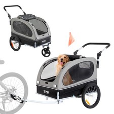 VEVOR Hundeanhänger 2in1
